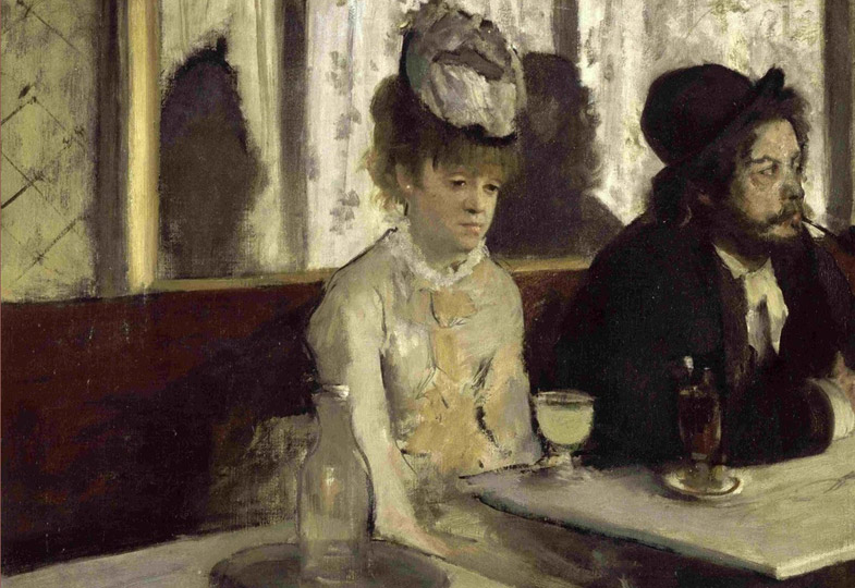 Ausschnitt von Edgar Degas Bild 