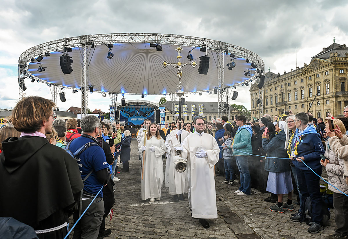Traditionelle Muster: Der Katholikentag geht zu Ende