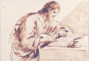 Guercino (1591–1666), Der Heilige Paulus (Zeichnung)