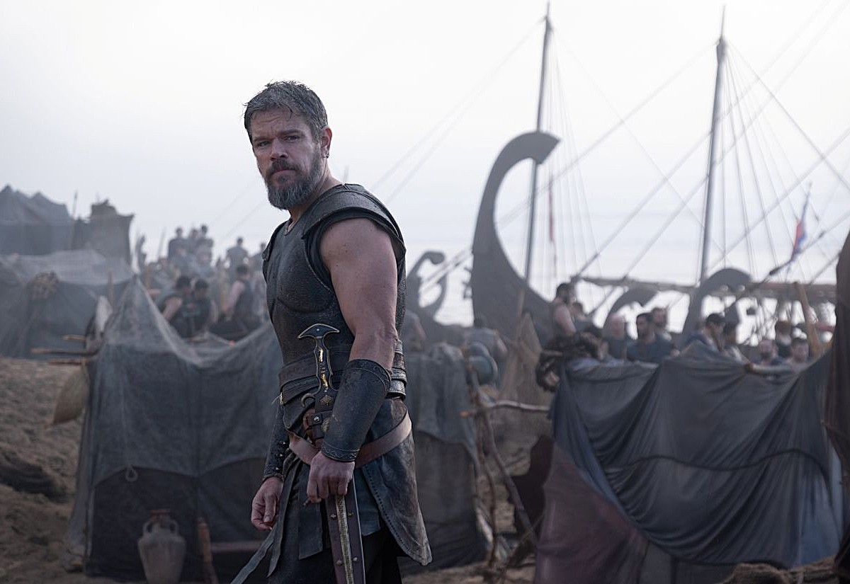 Schauspieler Matt Damon als Odysseus in 