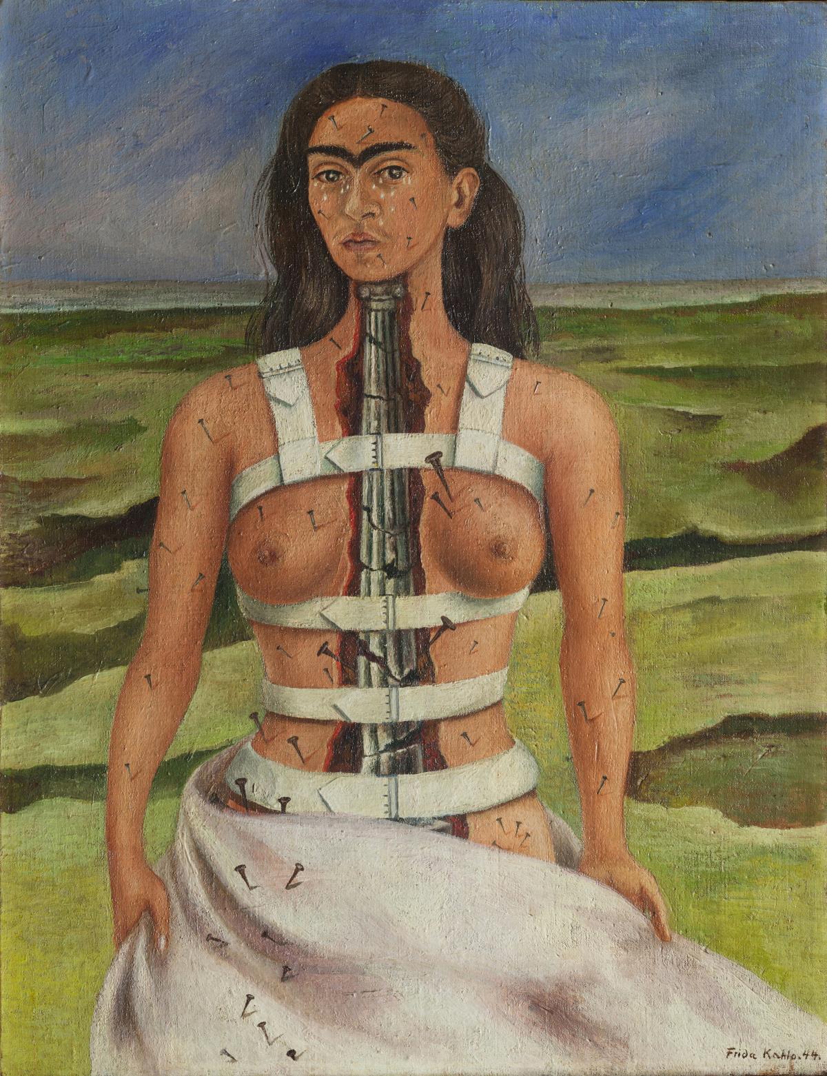 Frida Kahlo, La columna rota/Die zerbrochene Säule, 1944