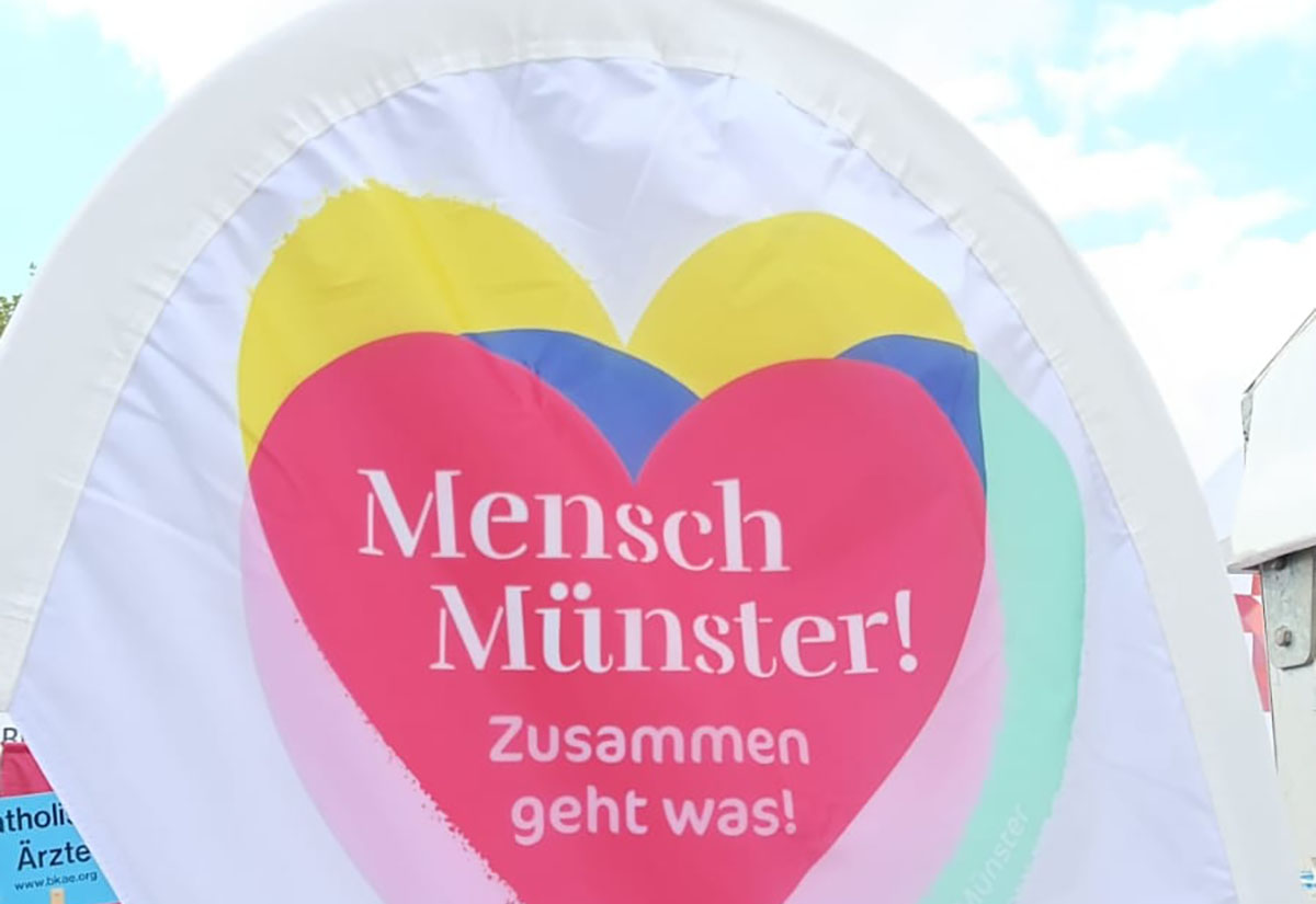 Beachflag beim Katholikentag