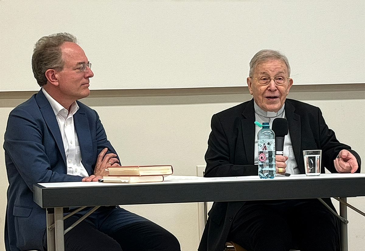 Jan-Heiner Tück und Walter Kasper