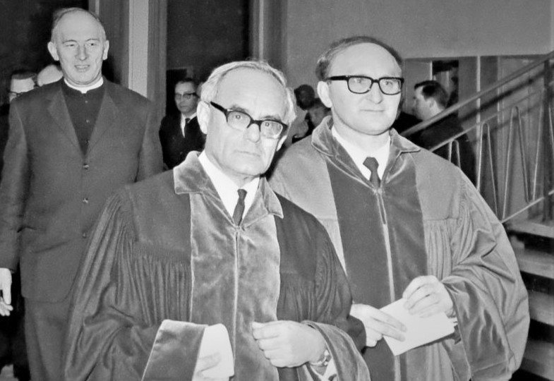 Karl Rahner (links) und Johann Baptist Metz (rechts)