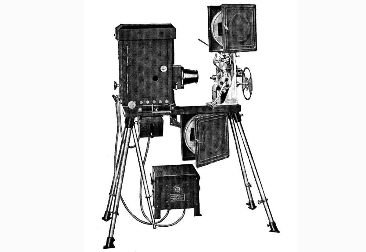 Edison Kinetoscope (aus: Simon Henry Gage, Henry Phelps Gage: Optic Projection, New York 1914, 400)
