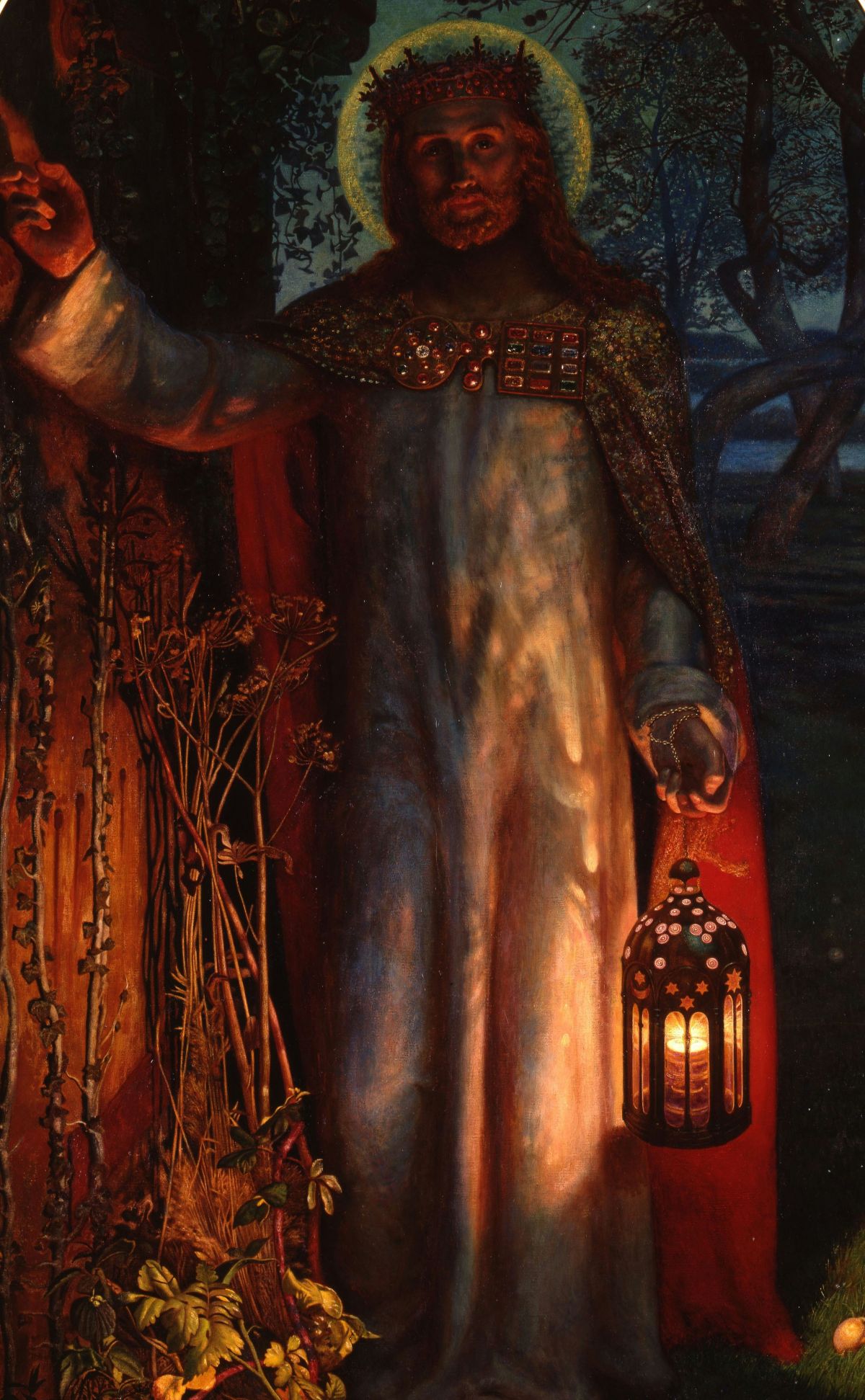 "Light of the World" von William Hunt (1904), St Paul's Cathedral, London