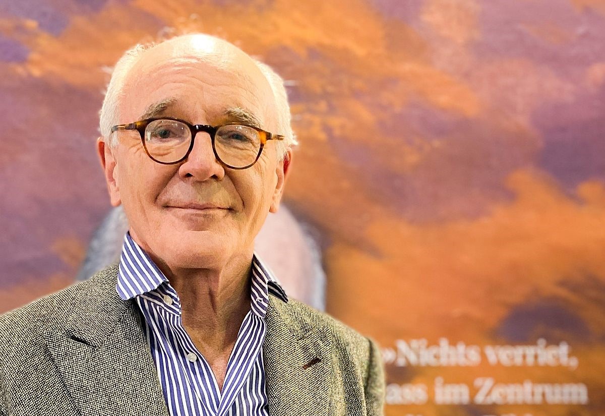 Der Schriftsteller Martin Mosebach 2022 auf der Frankfurter Buchmesse