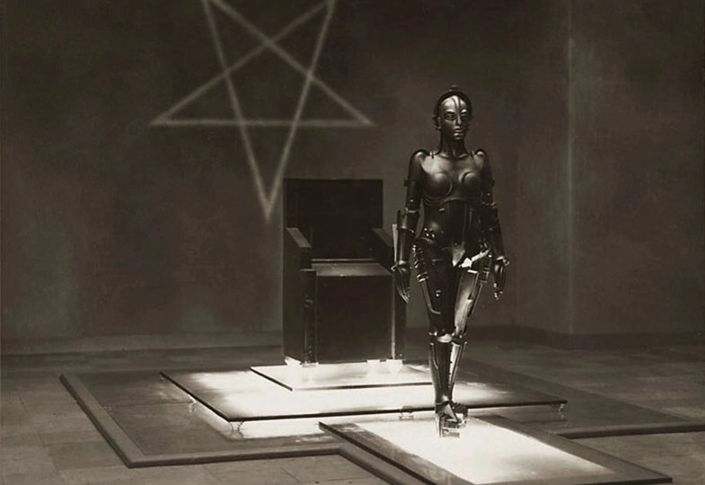 Maschinenfrau aus dem Film "Metropolis"