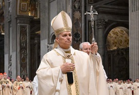 Papst Leo XIV. mit Ferula