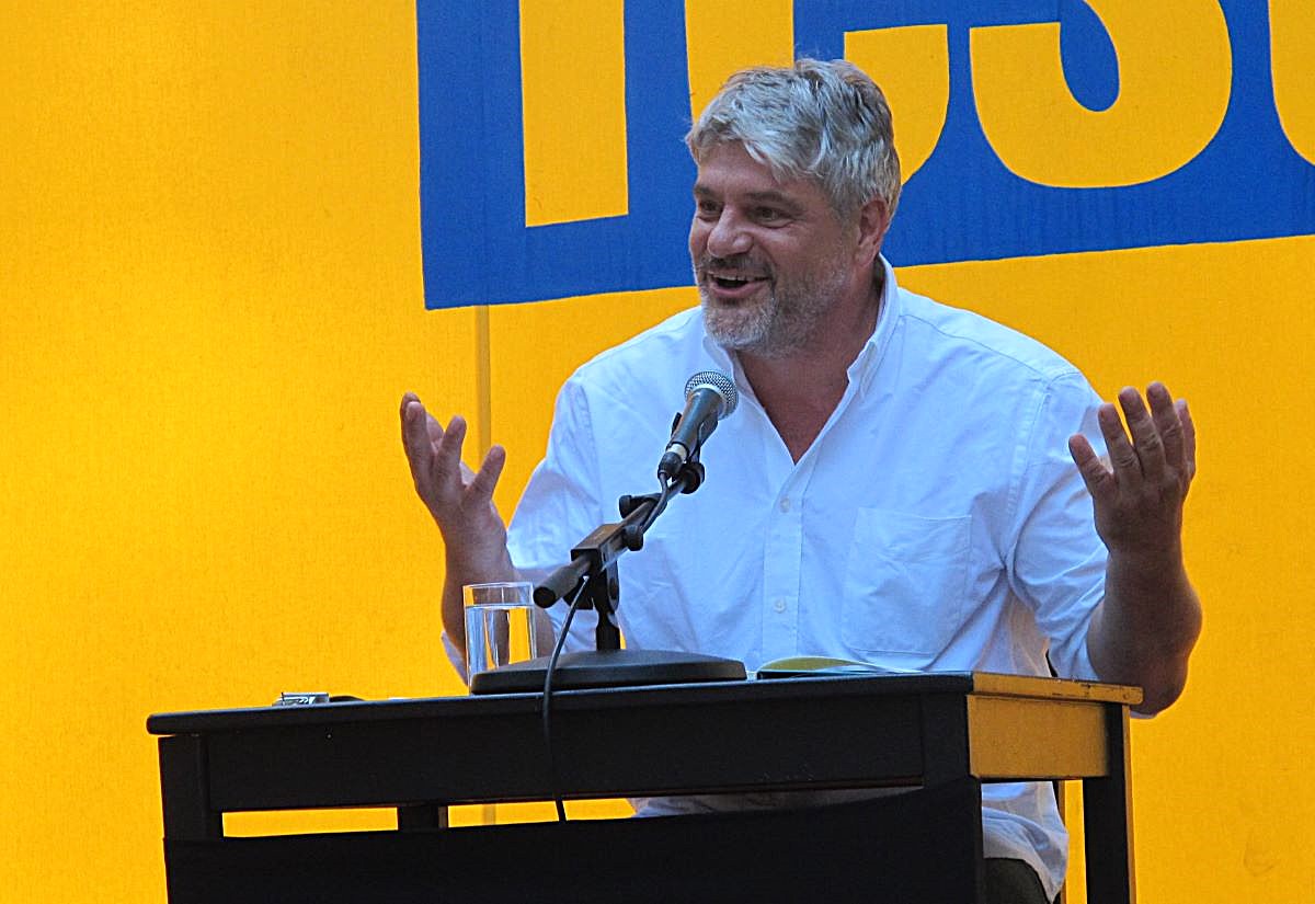 Raoul Schrott auf dem Erlanger Poetenfest 2015