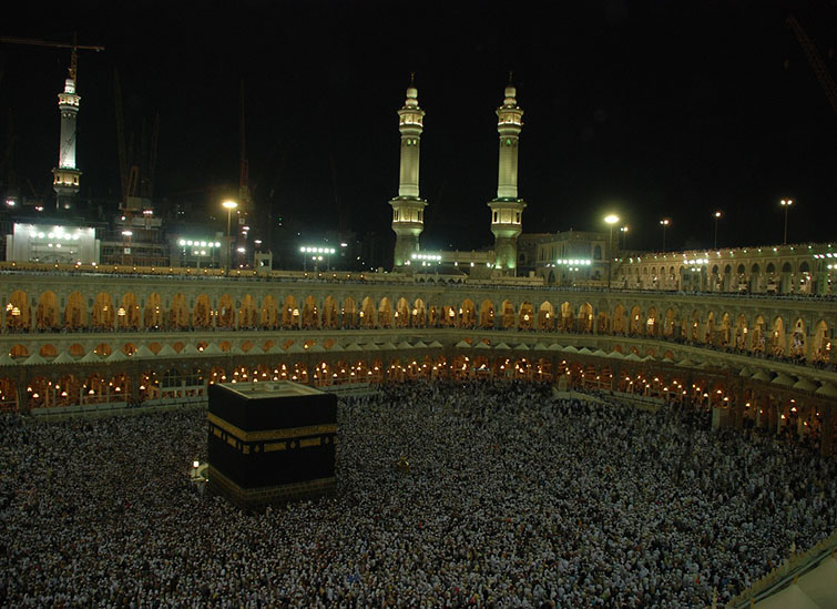 Die Kaaba in Mekka