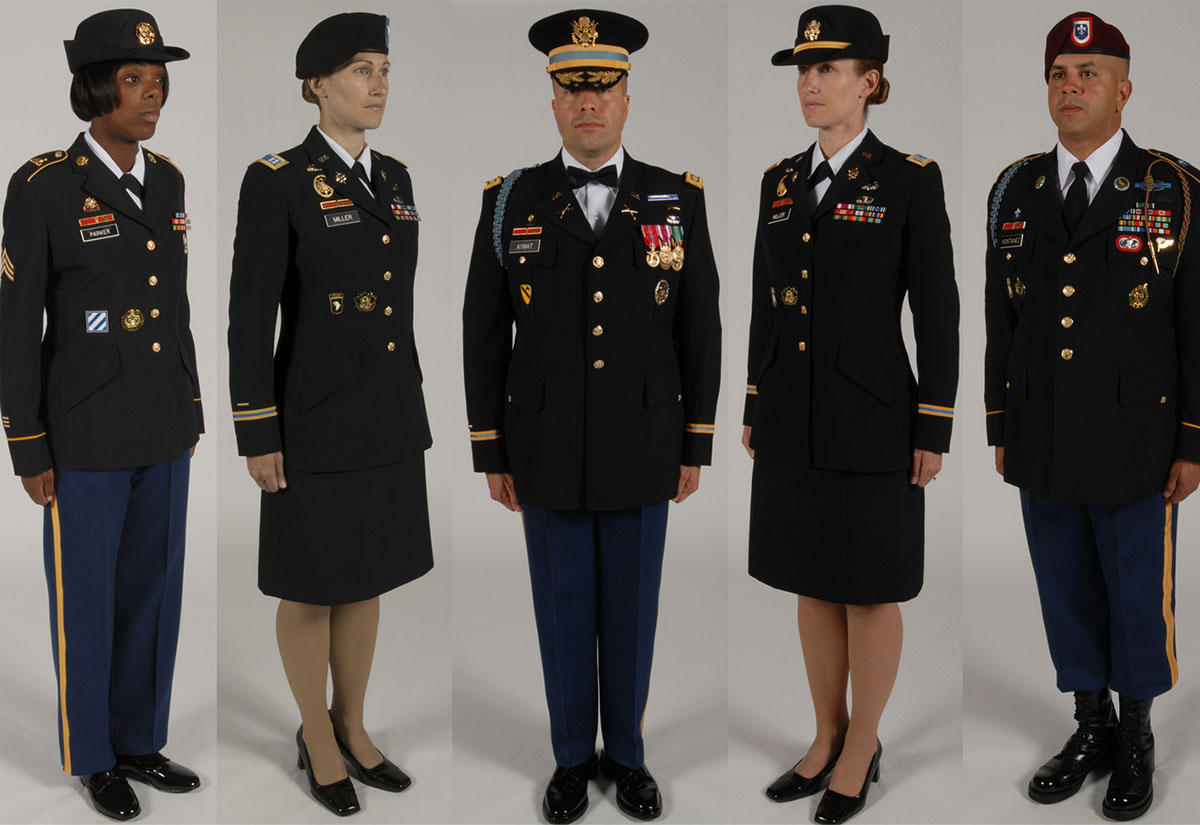 United States Army Institute of Heraldry, Army Class “A” Service Uniform