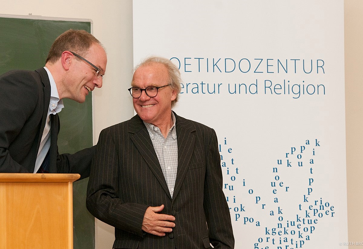 Michael Köhlmeier und Jan-Heiner Tück im Gespräch bei der Wiener Poetikdozentur 2017