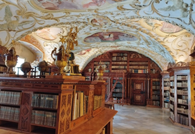 Bibliothek eines Klosters
