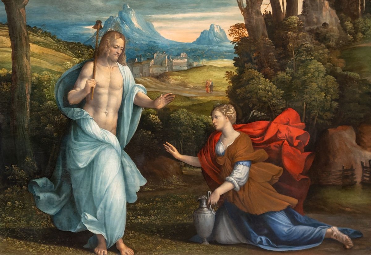 Noli me tangere: Gemälde von Benvenuto Tisi, gen. Il Garofalo (1481-1559)