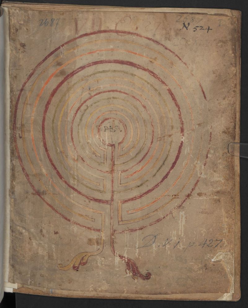 Vorsatzblatt zu Otfrids von Wei&szlig;enburg Evangelienbuch.