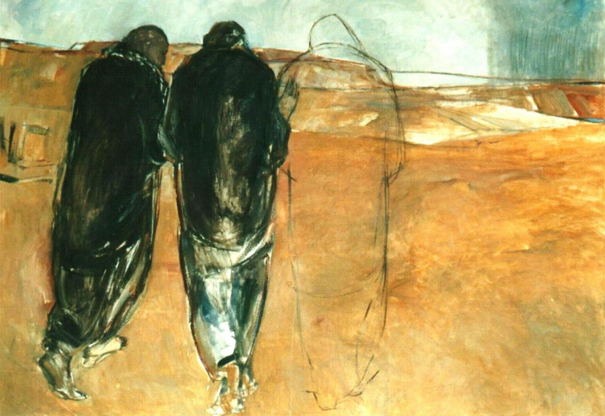 Ölgemälde im Kreuzgang der Abtei Kornelimünster