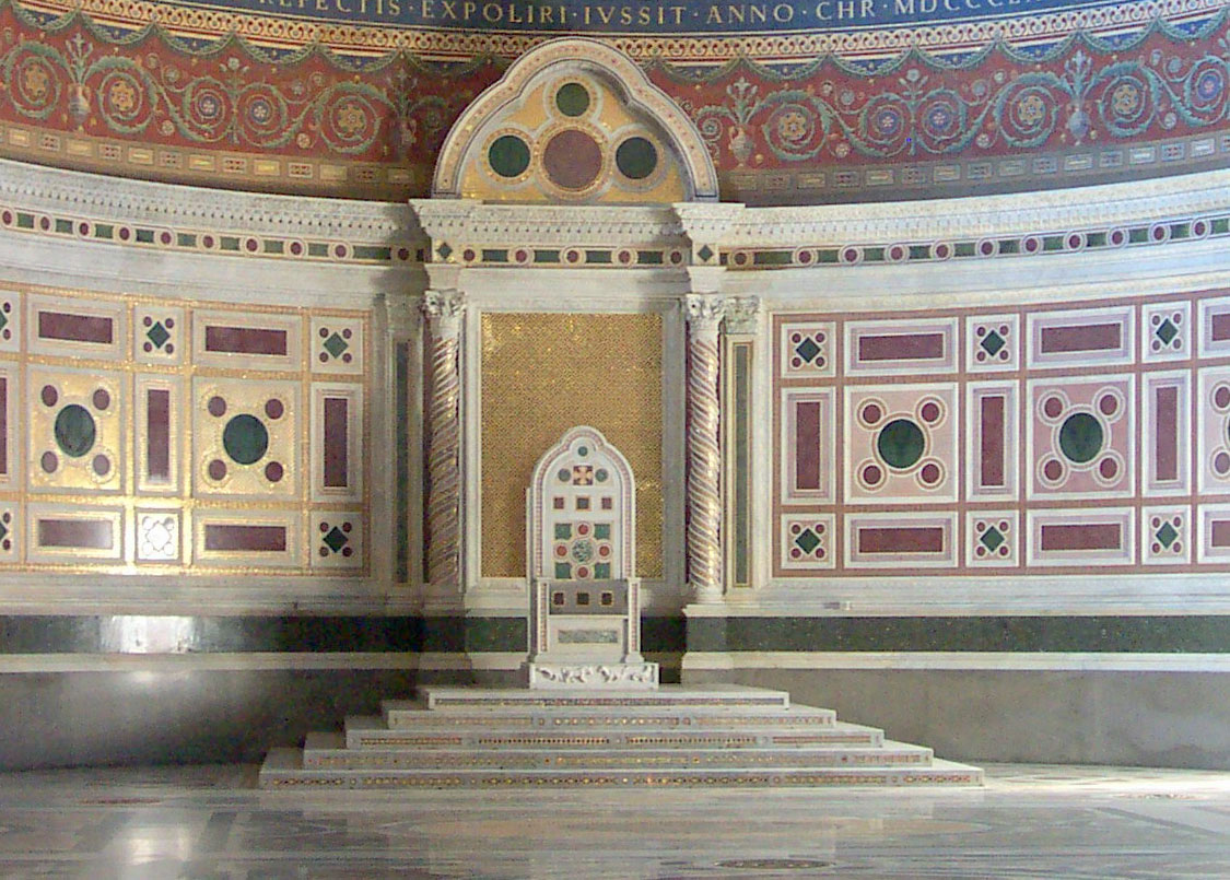 Kathedra des Papstes in der Lateranbasilika, Rom