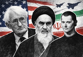 Jürgen Habermas, Ruhollah Chomeini und Niccolò Machiavelli