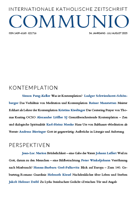 Heft 4/2025: Kontemplation