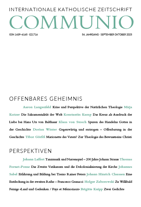 Heft 5/2025: Offenbares Geheimnis