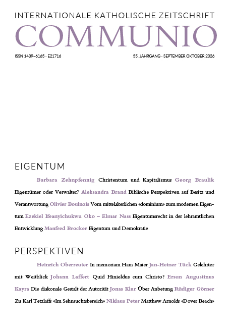 Heft 5/2026: Eigentum