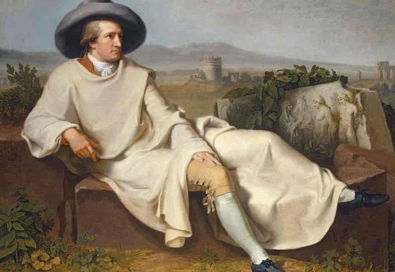 Johann Heinrich Wilhelm Tischbein: Goethe in the Roman Campagna