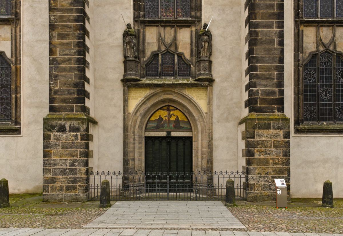 Thesentür in Wittenberg 