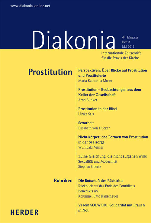Diakonia. Internationale Zeitschrift für die Praxis der Kirche 44 (2013) Heft 2