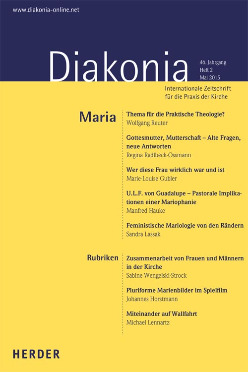 Diakonia. Internationale Zeitschrift für die Praxis der Kirche 46 (2015) Heft 2