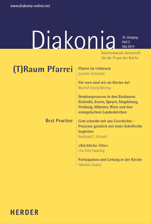 Titelseite: Diakonia 2/2019