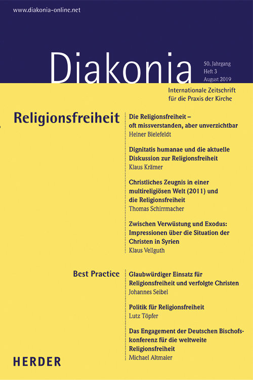 Titelseite: Diakonia 3/2019