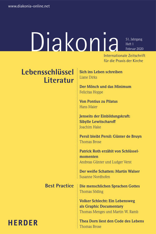 Titelseite: Diakonia 1/2020