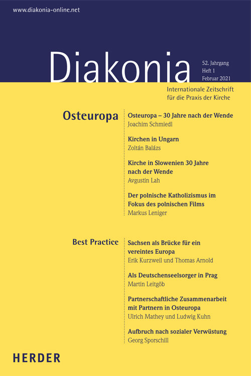 Titelseite: Diakonia 1/2021
