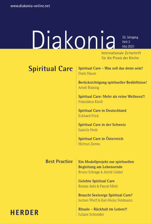 Titelseite: Diakonia 2/2021