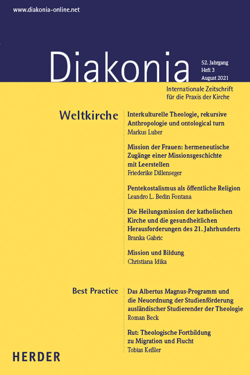 Titelseite: Diakonia 3/2021