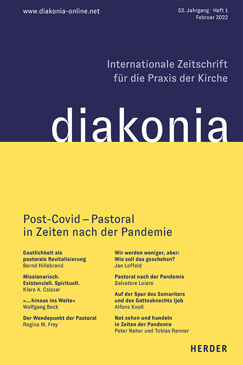 Titelseite: Diakonie 1/2022