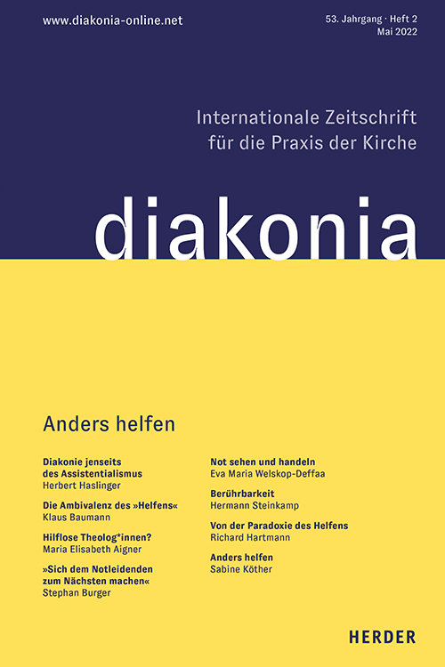 Titelseite: Diakonia 2/2022