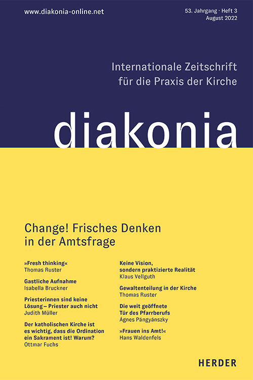 Titelseite: Diakonia 3/2022
