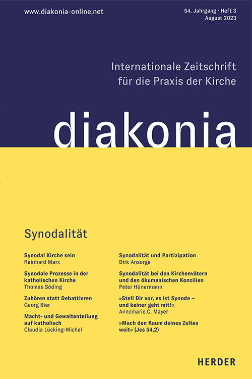 Titelseite: Diakonia 3/2023