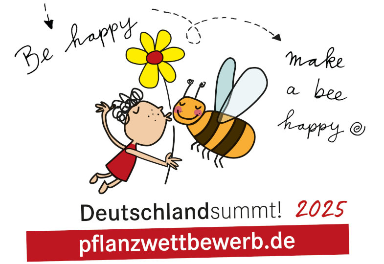 Logo Deutschland summt! Pflanzenwettbewerb.