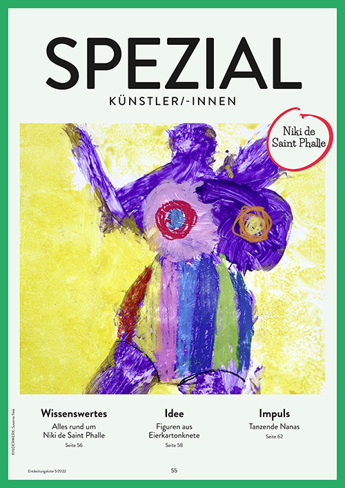 Entdeckungskiste 5/2022, SPEZIAL Künstler/innen Niki de Saint Phalle