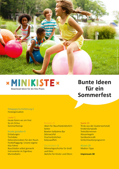 Projektidee der Entdeckungskiste: Bunte Ideen für ein Sommerfest in der KIta