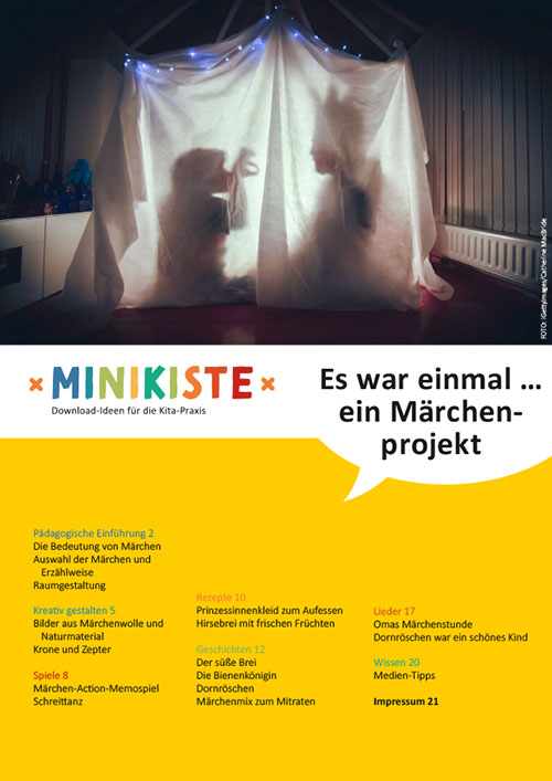 Titelseite Entdeckungskiste Projektidee: Es war einmal - ein Märchenprojekt für die Kita