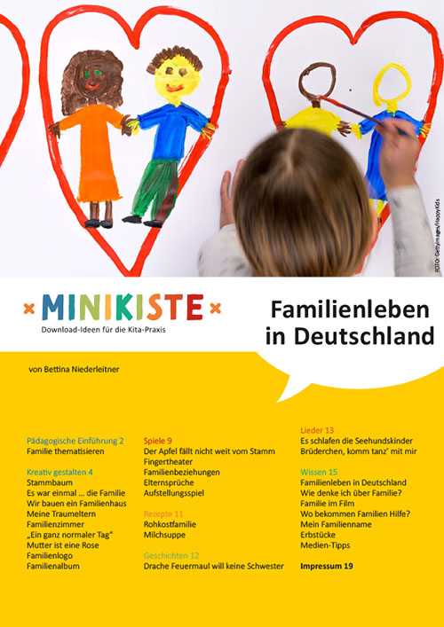 Projektidee der Entdeckungskiste: Familienleben in Deutschland