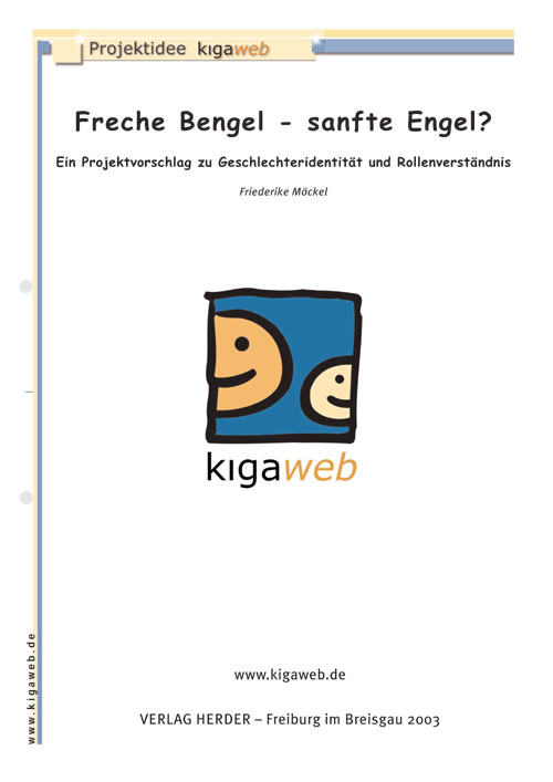 Titelseite Entdeckungskiste Projektidee: Freche Bengel - sanfte Engel. Ein Projektvorschlag zu Geschlechteridentität und Rollenverständnis