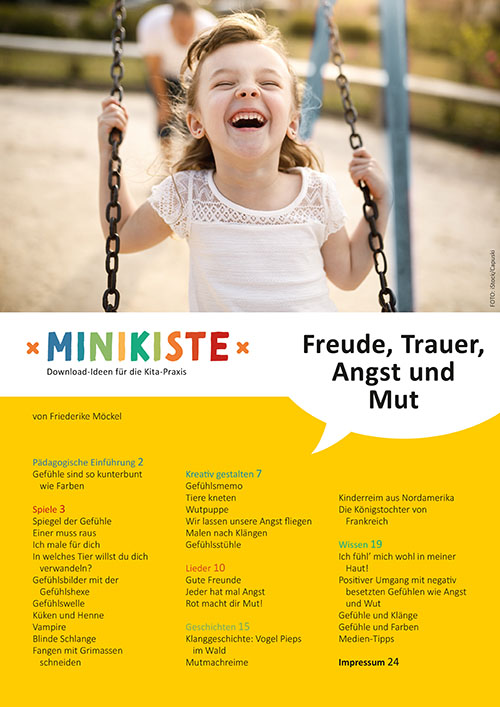 Projektidee der Entdeckungskiste: Freude, Trauer, Angst und Mut