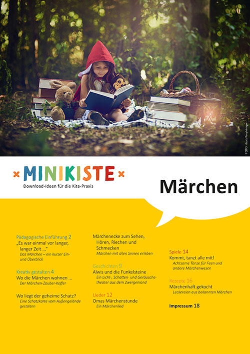 Titelseite Entdeckungskiste Projektidee: Märchen in der Kita