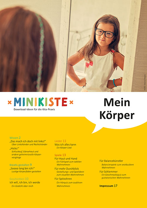 Titelseite Entdeckungskiste Projektidee: Mein Körper