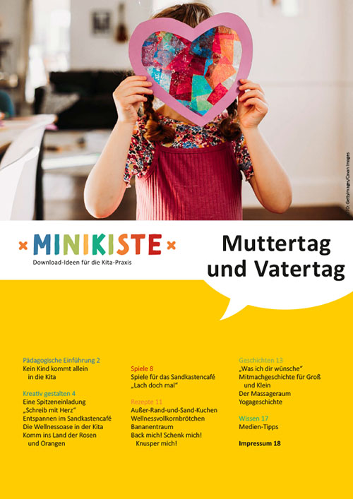 Projektidee der Entdeckungskiste: Muttertag - Vatertag in der Kita